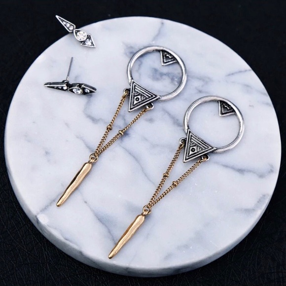 NWOT vintage ethnic drop earrings - Picture 5 of 8